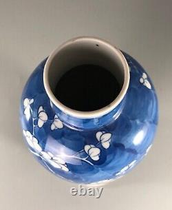 Antique Chinese Porcelain Prunus Pattern Vase Kangxi mark C1900 GZX