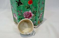 Antique Chinese Porcelain Tea Caddy Republic Period Ex Cond