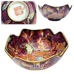 Antique Chinese Qing Dynasty Porcelain Bowl Exquisitely Hand Painted & EF