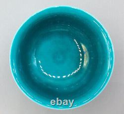 Antique Chinese Turquoise Stem Cup Zhengde Ming six charactor mark