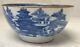 Antique Chinese Blue And White Porcelain Bowl Qing Dynasty Qianlong Period
