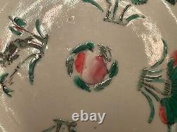 Antique Chinese famille rose porcelain four seasons flowers Qing dynasty #4