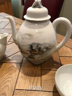 Antique Chinese hand painted tea set