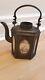 Antique Chinese Pewter Teapot Mid 20th Century