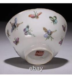 Antique Chinese tongzhi Period(1862-1875) famille verte porcelain bowl