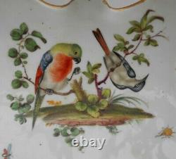 Antique Coalport Bowl Hand Painted Birds Schneeballen Decoration On The Outside