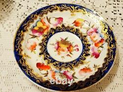Antique, Coalportjohn Rose Etruscan Tea Set, Hand Painted Flowers