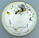 Antique Copeland Porcelain Plate Rare Hand Painted Hummingbird Victorian 19thc