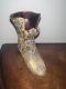 Antique Decorative Porcelain Porcelain Boot Hand Painted