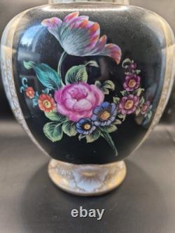 Antique Dresden Helena Wolfsohn Augustus Rex Large Lidded Ginger Jar 33cm High