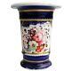 Antique English Staffordshire Porcelain Floral Hand Painted Spill Vase C. 19thc