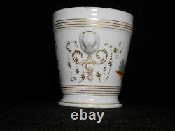 Antique French Old Paris Porcelain Hand Painted Cachepot Planter Chinoiserie