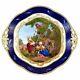 Antique French Sevres Porcelain Plate Hand Painted Scene Pastoral, Sheep, Farm