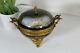 Antique French Sevres Porcelain Marked Hand Paint Putti Floral Box