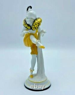 Antique Galluba & Hoffman Dancer Flapper Porcelain Figurine German Art Deco RARE