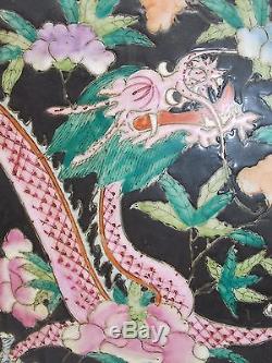 Antique Hand Painted Chinese Porcelain Garden Stool