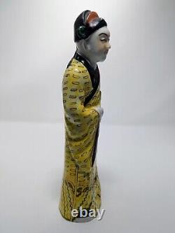 Antique Hand Painted Porcelain Figure Chinese Export Collectible Decor