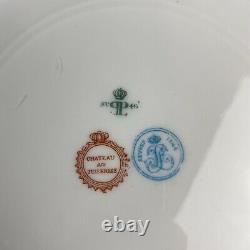 Antique Hand Painted Sevres Style Chateau Des Tuileries Cabinet Plate Signed