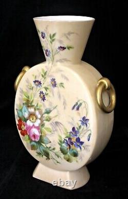 Antique Henri Ardant Limoges Porcelain Aesthetic Period Vase Japonisme, Painted