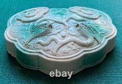 Antique Imperial Chinese Green Dragon & Cloud Scholars Paperweight China