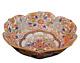 Antique Japaneese Handpainted Bone Porcelain Bowl In Imari Design