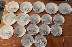 Antique Japanese Hand painted Porcelain Plate Collection- Excellent Condition