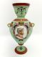 Antique Jean Gille Paris France Porcelain Vase Hand Painted Soldier Warrior 1840