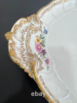Antique, KPM Royal Porcelain Berlin, Hand painted, Porcelain Tray, 42,5cm/16.73