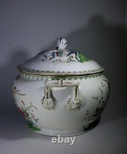 Antique Large Chinese European Export Tureen & Cover