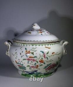 Antique Large Chinese European Export Tureen & Cover