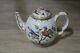 Antique Meissen Hand Painted Birds And Insects Small Porcelain Teapot