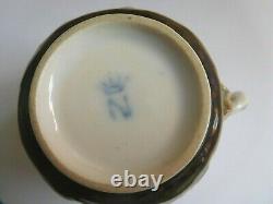 Antique Naples Capodimonte Porcelain Cup And Saucer