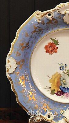 Antique New Hall Porcelain Dessert Plate C1800-1810 Hand Painted Pattern 2932