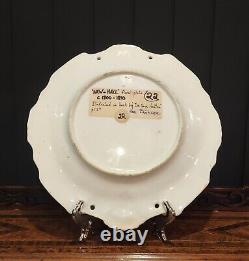 Antique New Hall Porcelain Dessert Plate C1800-1810 Hand Painted Pattern 2932