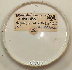 Antique New Hall Porcelain Dessert Plate C1800-1810 Hand Painted Pattern 2932