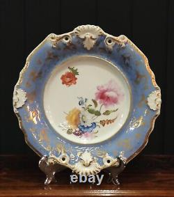 Antique New Hall Porcelain Dessert Plate C1800-1810 Hand Painted Pattern 2932