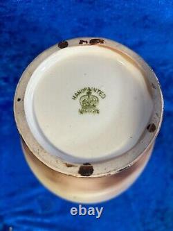 Antique Nippon Hand Painted Porcelain 12.5 Embossed Vase