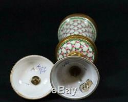 Antique Porcelain Urn/Pokal withBronze Mounts Hand-Painted Sevres France dat. 1770