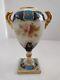 Antique Sevres Style German Rudolstadt Hand Painted Porcelain Urn, Vase 19th C