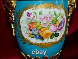 Antique Sevres Porcelain & Gilt Ormolu Hand Painted Table Lamp