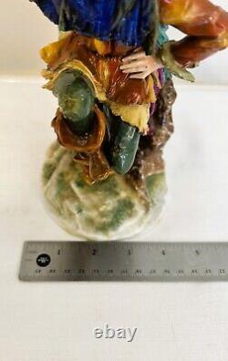 Antique Vintage Ernst Bohne & Sohne Porcelain Dance Figurine Rudolstadt Germany