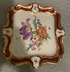 Antique Vintage Lindner Kueps Bavaria Porcelain Hand Painted Plate/teayred/gold