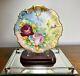 Antique C1890 B&h Limoges France Hand Painted Cabinet Plate Roses Heavy Gilt 9