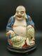 Antique Chinese Porcelain Laughing Buddha Figurine