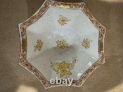 Antique plates and dishes HEREND. HVNGARY hand painted