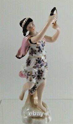 Antique porcelain figurine, Volkstedt porcelain manufactory