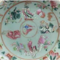 Authentic Antique Chinese porcelain famille verte Plate