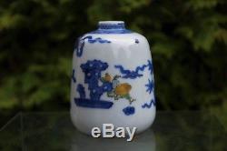 Beautiful Antique Chinese Qing Dynasty Hand-painted Bottle Vase/Water Dropper