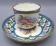 Beautiful Sevres Porcelain Cup & Saucer With Hand Painted Cherubs