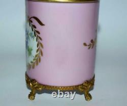 Big Antique Vintage French Limoges Porcelain Hand Painted Trinket Jewelry Box